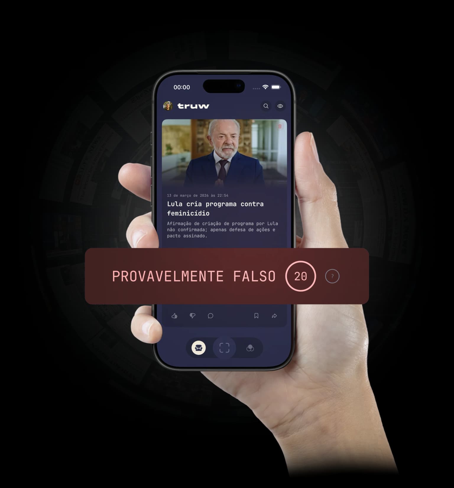 Truw App - Notícias verificadas